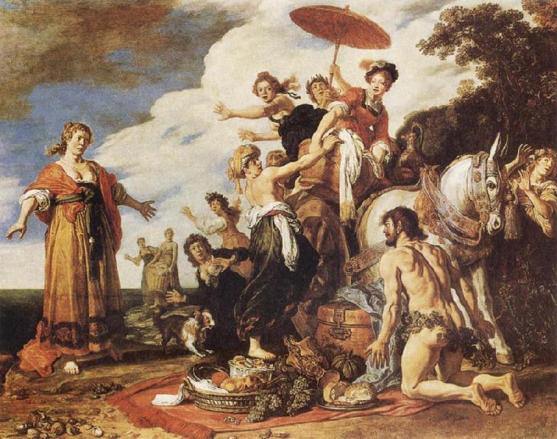 Peter Paul Rubens Odysseus and Nausicaa oil painting image
